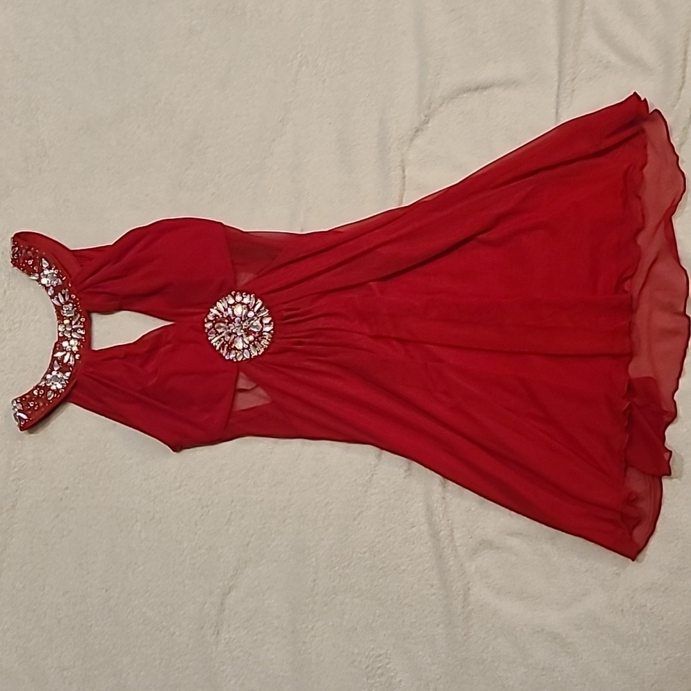 B. Darlin size 1/2 red formal dress